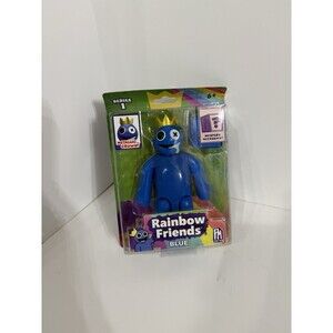 Rainbow‎ Friends Happy Blue Posable Action Figure 5" Series 1 PhatMojo New